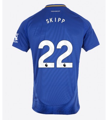 Leicester City Oliver Skipp #22 Replika Hjemmebanetrøje 2024-25 Kortærmet
